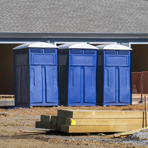 are there any restrictions on what items can be disposed of in the porta potties in Holgate